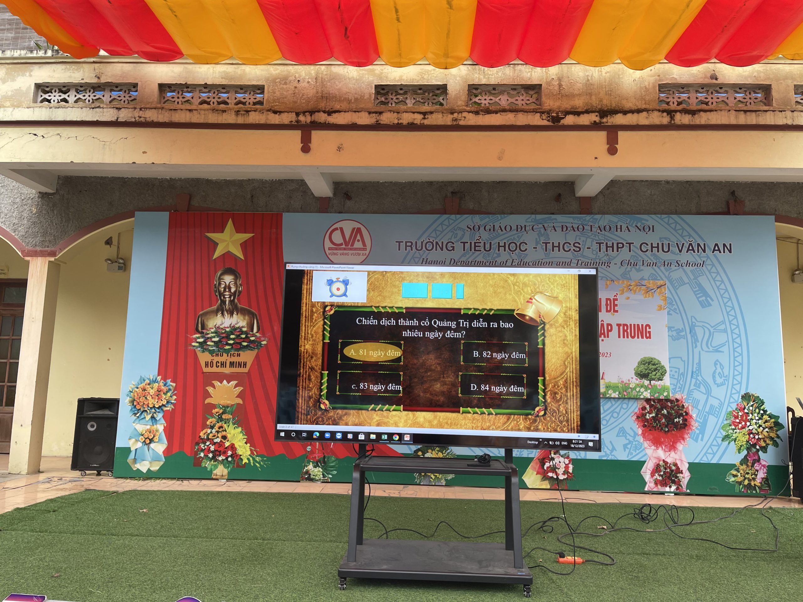 HỘI THI RUNG CHUÔNG VÀNG CHÀO MỪNG NGÀY THÀNH LẬP QUÂN ĐỘI NHÂN DÂN VIỆT NAM