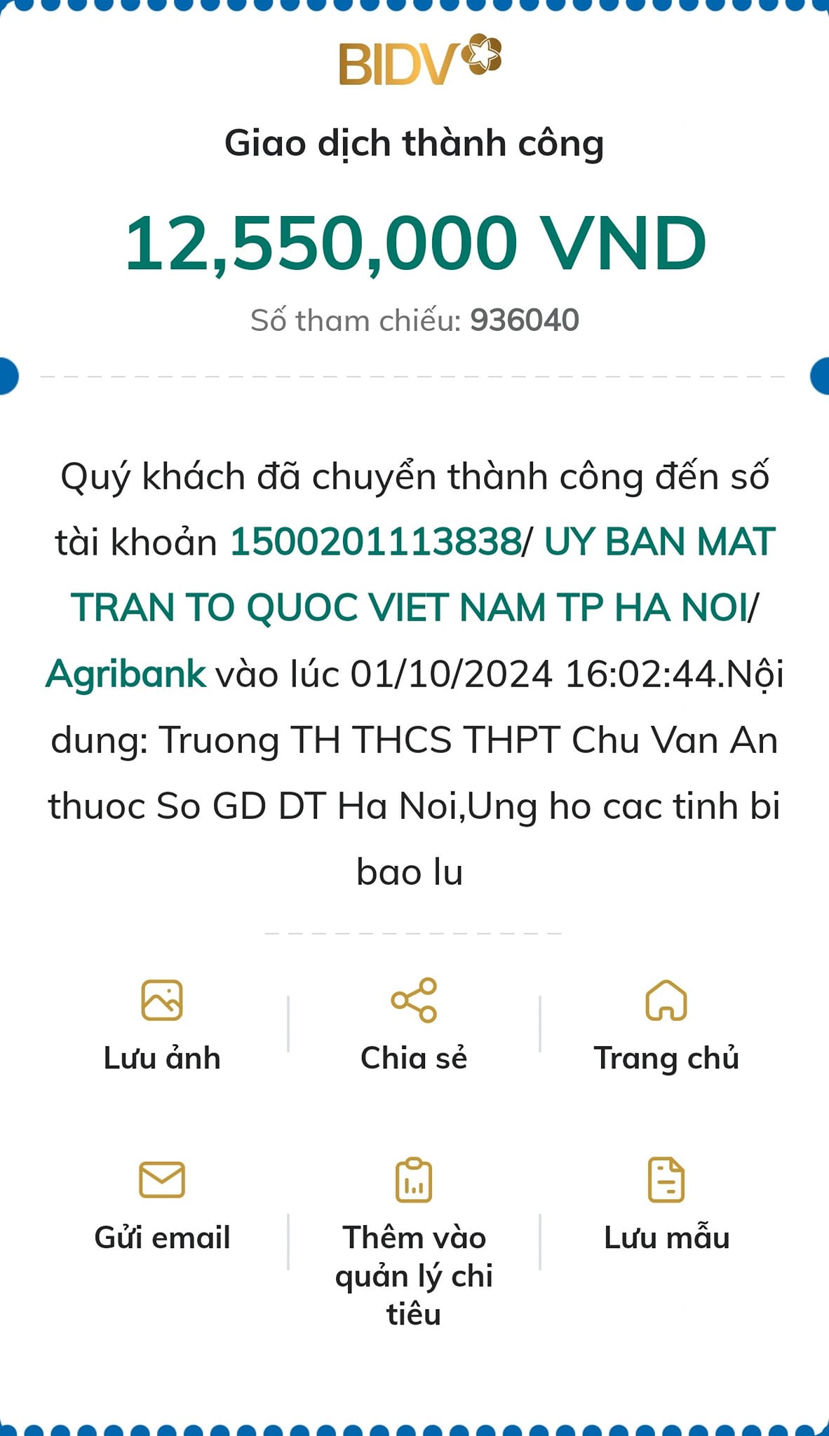 ỦNG HỘ ĐỒNG BÀO BỊ ẢNH HƯỞNG BỞI CƠN BÃO SỐ 3